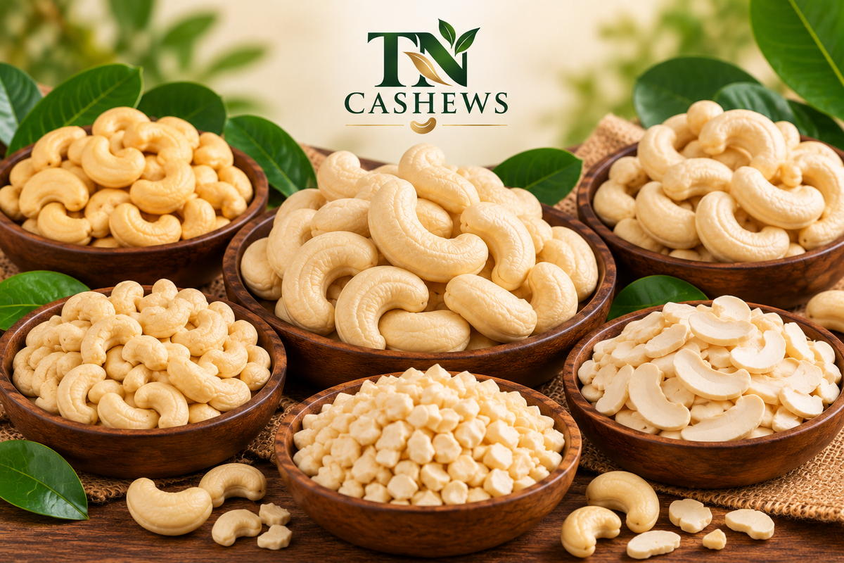 Premium Cashews, Carefully Selected